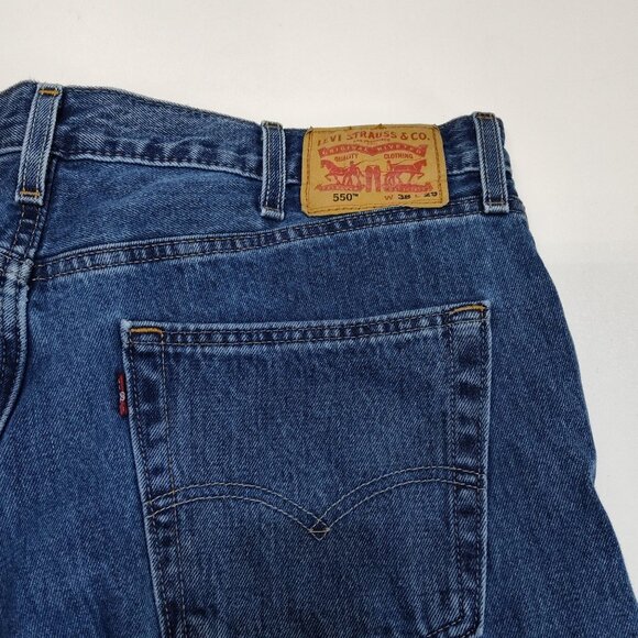 Levi's 550 Relaxed Fit Jeans W38 L29 High Rise 100% Cotton Denim Vintage Style - Picture 4 of 5